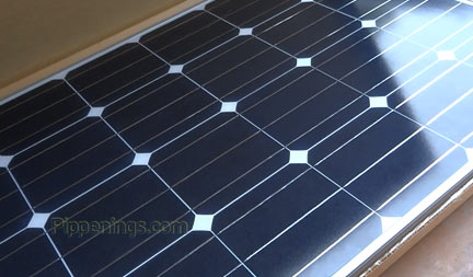 Monocrystalline solar panel