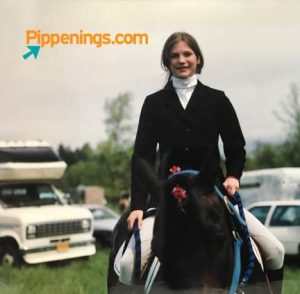 Pippi Peterson showing horses